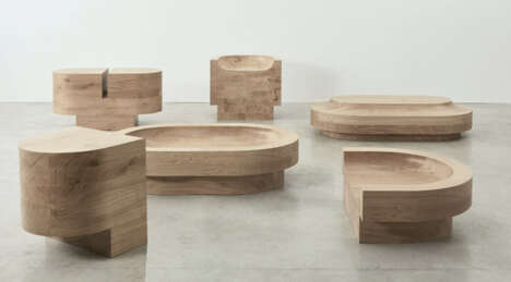 Curvacious Oak Seating Collections