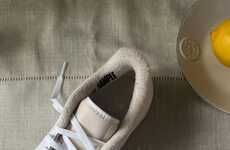 Neutral Layered Textural Sneakers