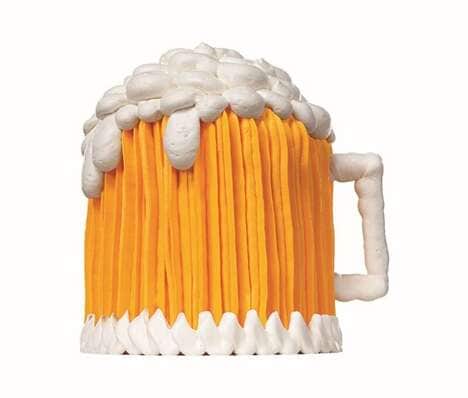 Beer-Themed Celebratory Cakes