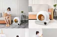Fashionable Self-Cleaning Litter Boxes