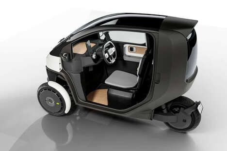 The Microlino 2.0 e-quadricycle uses 50% less energy than a small