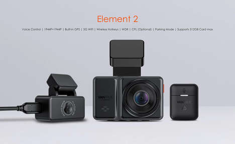 Voice-Controlled Dual Dash Cams