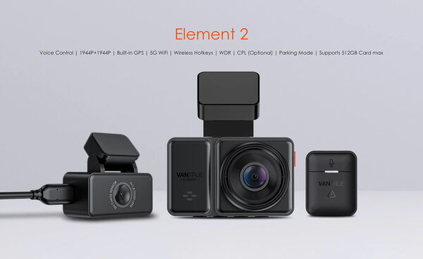 Voice-Controlled Dual Dash Cams