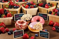 Summery Mixed Berry Donuts Image 1