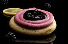 Citrusy Blackberry Cookies