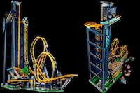 Gravity-Powered Building Block Rollercoasters Image 3