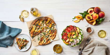 Seasonal Peach-Topped Pizzas
