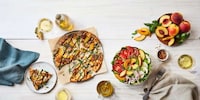 Seasonal Peach-Topped Pizzas Image 1