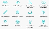 Collapsible High-Power Electric Scooters Image 5