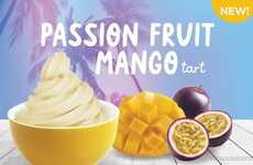 Tropically Tart Frozen Yogurts