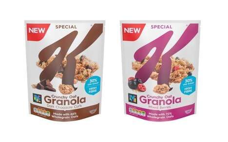 Lightly Textured Granola Cereals