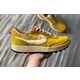 Yellow Panelled Canvas Sneakers Image 1