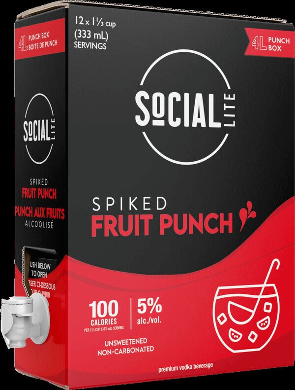 Fruit-Forward Bag-in-Box Beverages