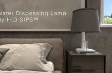 Water-Dispensing Bedside Lamps