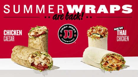Summertime Chicken Wrap Menus