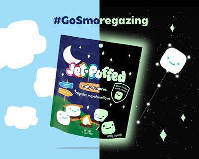 Glow-in-the-Dark Marshmallow Packaging
