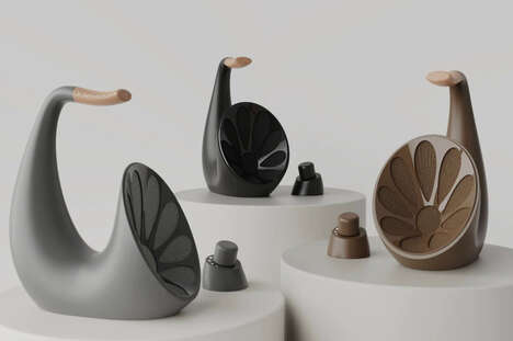 Headphone-Holding Speaker Concepts