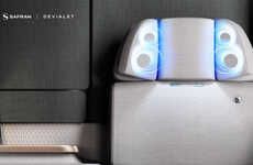 Speaker-Equipped Airplane Seats