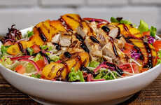 Summery Grilled Peach Salads