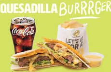 Burger-Packed Quesadillas