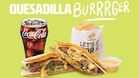 Burger-Packed Quesadillas