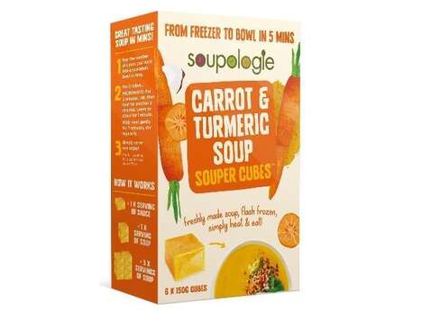 Convenient Frozen Soup Cubes