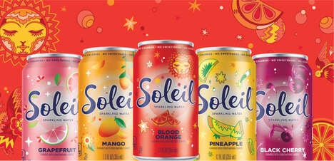 Revamped Sparkling Water Packaging