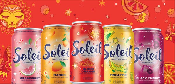 Revamped Sparkling Water Packaging