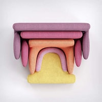 Enveloping Nested Layer Armchairs Image 5