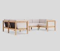 Modern Teak Sectional Sofas Image 6