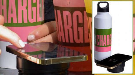 Smartphone-Charging Lemonade Cups