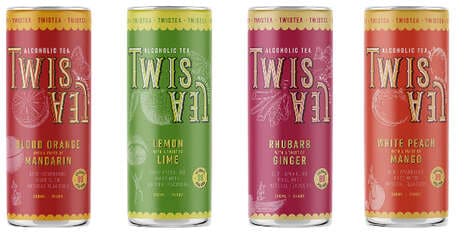 Semi-Sparkling Canned Tea Cocktails