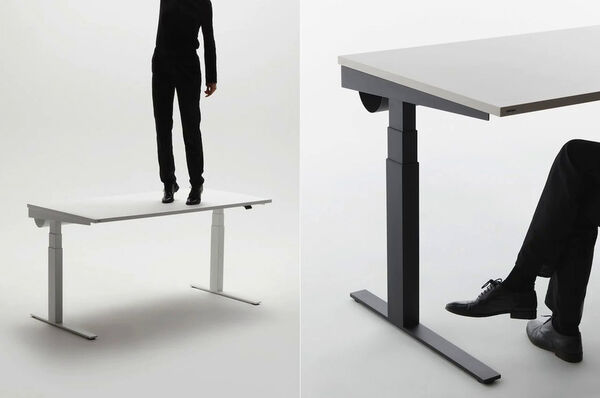 Motorized Cable-Hiding Desk Designs