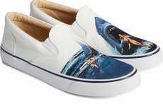 Shark Movie-Themed Boat Shoes