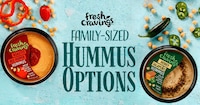Family-Sized Hummus Dips