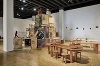 Mountainous Repurposed Crate Installations Image 3
