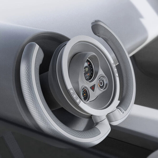Adaptable Shapeshifting Steering Wheels Image 2