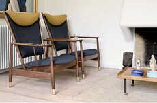 Ultra-Luxurious Mid-Century Chairs