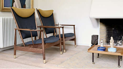 Ultra-Luxurious Mid-Century Chairs