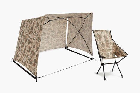 Tactical Camouflaged Campsite Gear