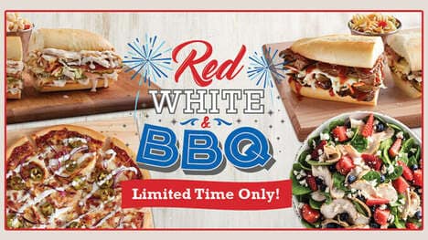 Colorful Independence Day Menus
