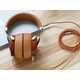 Demure Wood-Covered Headphones Image 1