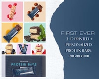 3D-Printed Bespoke Protein Bars