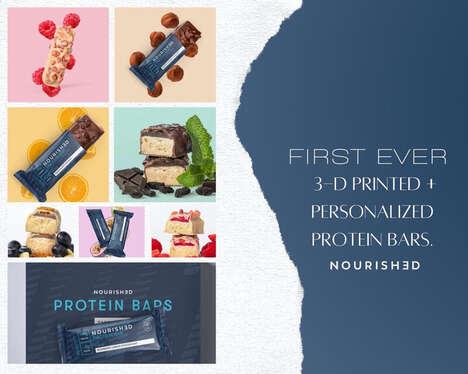 3D-Printed Bespoke Protein Bars
