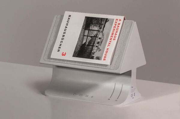 Book-Holding Bedside Speakers