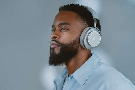 Luxe Lambskin-Accented Headphones