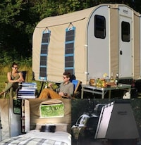 Solar-Powered Pop-Up Cabins Image 1