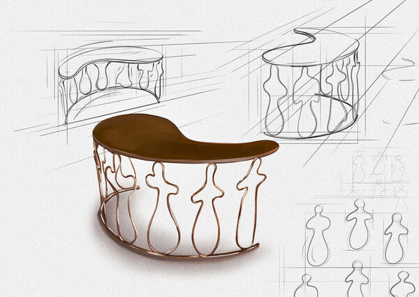 Bronze Luxury Tables