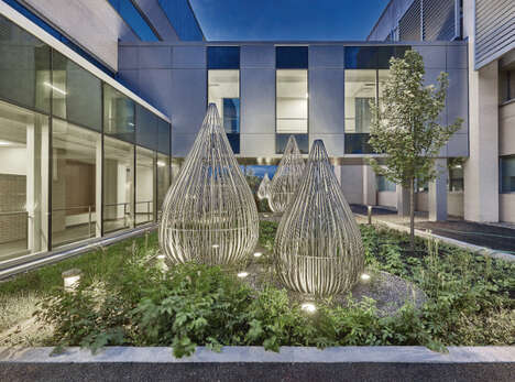 Raindrop-Inspired Hospital Installations