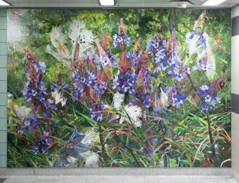 Large-Scale Floral Mosaics